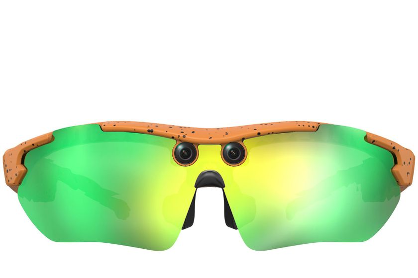 (PRE-ORDER) G6 Semi-rimless Orange TR90 Smart AI Sunglasses #BS0705-0010