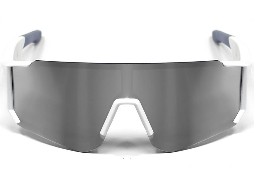 QY Pro1 Irregular Silver Plastic Smart Sport Sunglasses #BS1611-0001