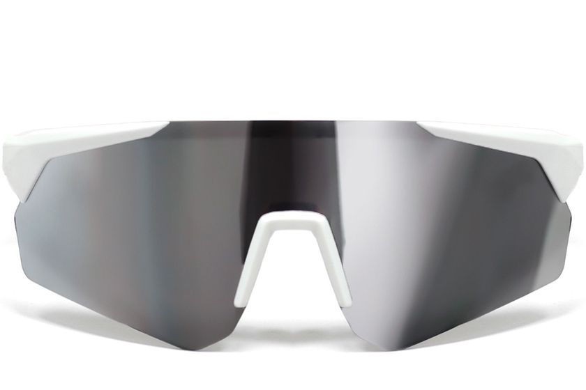 QY Pro2 Irregular Silver Plastic Smart Sport Sunglasses #BS1611-0007